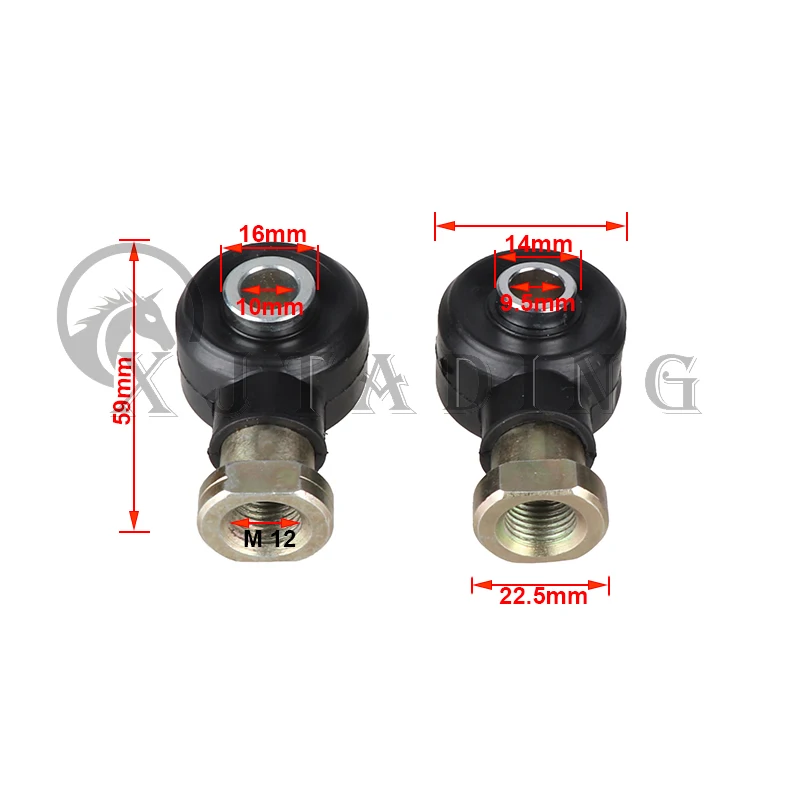 Varillas de amarre de 170 mm mostradas desde otro ángulo
