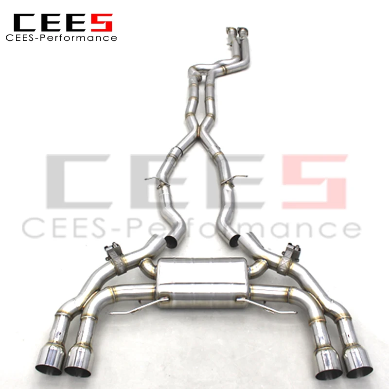 Escape CEES Catback BMW X3M F97 3.0T acero inoxidable válvula - imagen 3