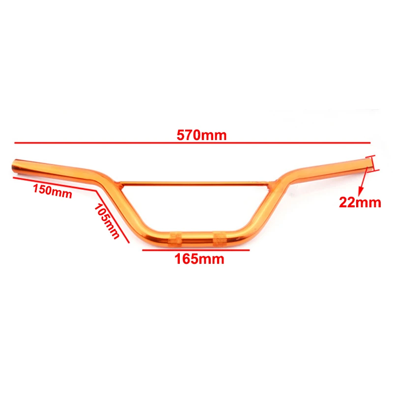 Manillar de aluminio de 22 mm para pit bike y minimoto 47-50 cc - imagen 3
