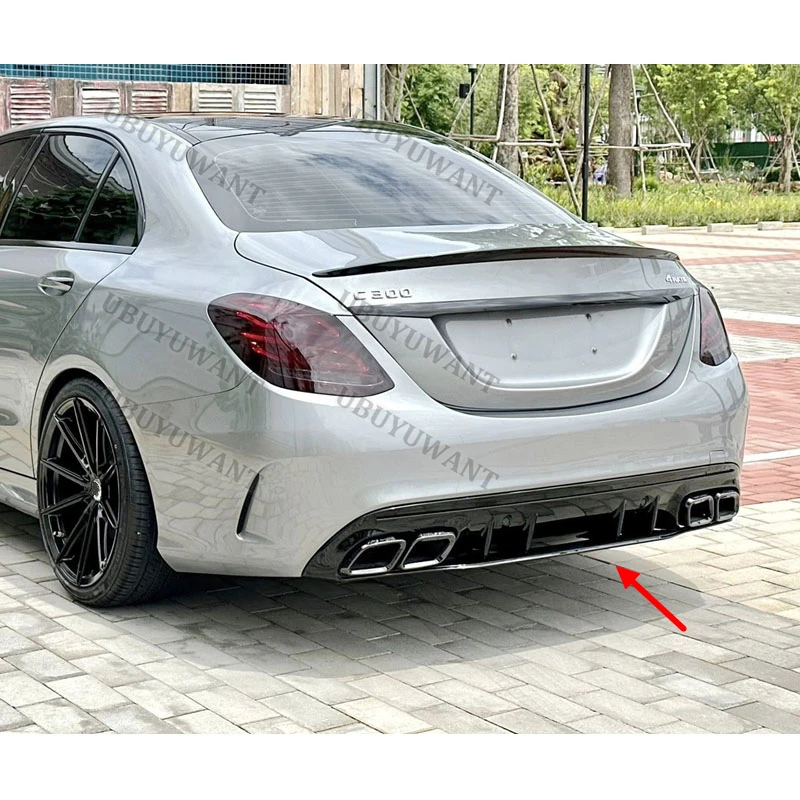 Perfil lateral del difusor Mercedes Benz