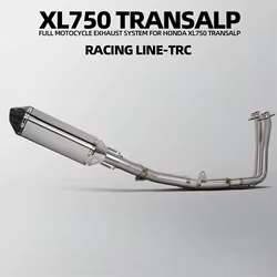 Sistema de escape TRC-GP con DB Killer para Honda Transalp XL750