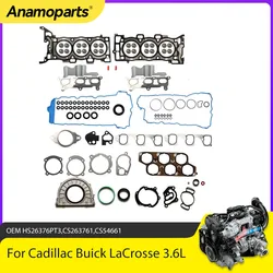 Juego completo de juntas 3.6L LLT LY7 Cadillac CTS y Chevrolet Camaro