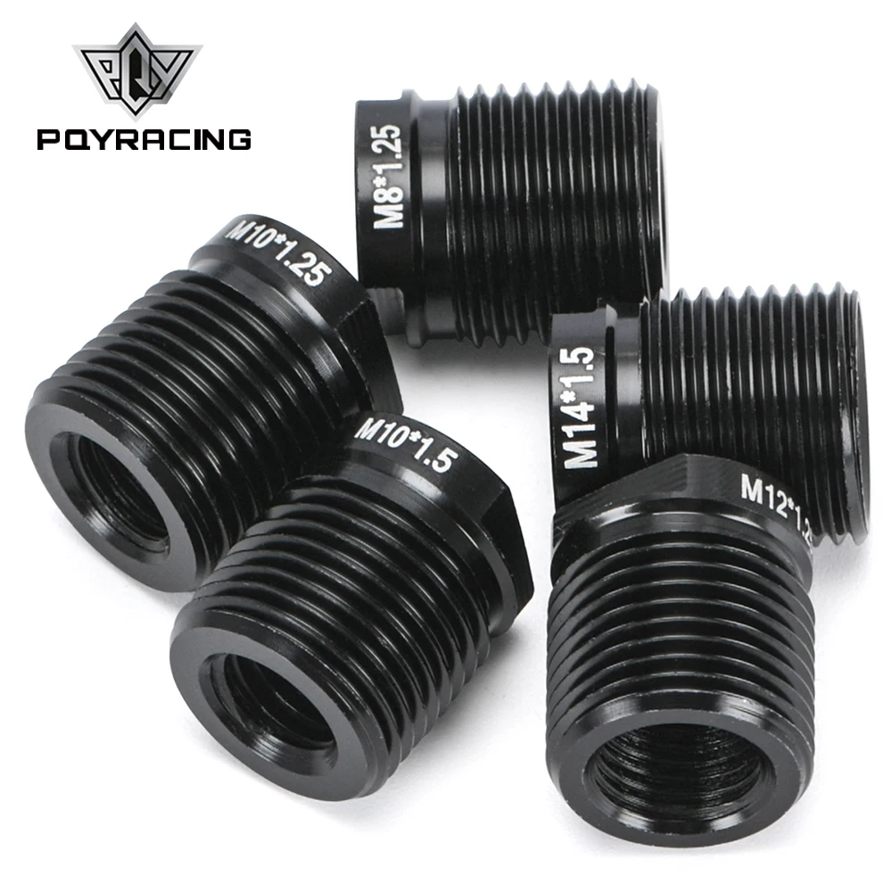 Adaptador pomo de cambio aluminio roscas internas M8 a M14