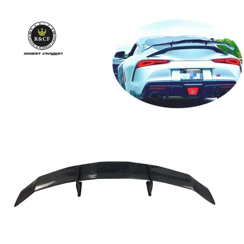 Alerón de fibra de carbono cuello de cisne para Toyota Supra A90