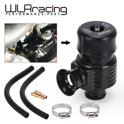 WLR Racing Válvula de descarga 50/50 negra para Audi 1.8 20V Turbo