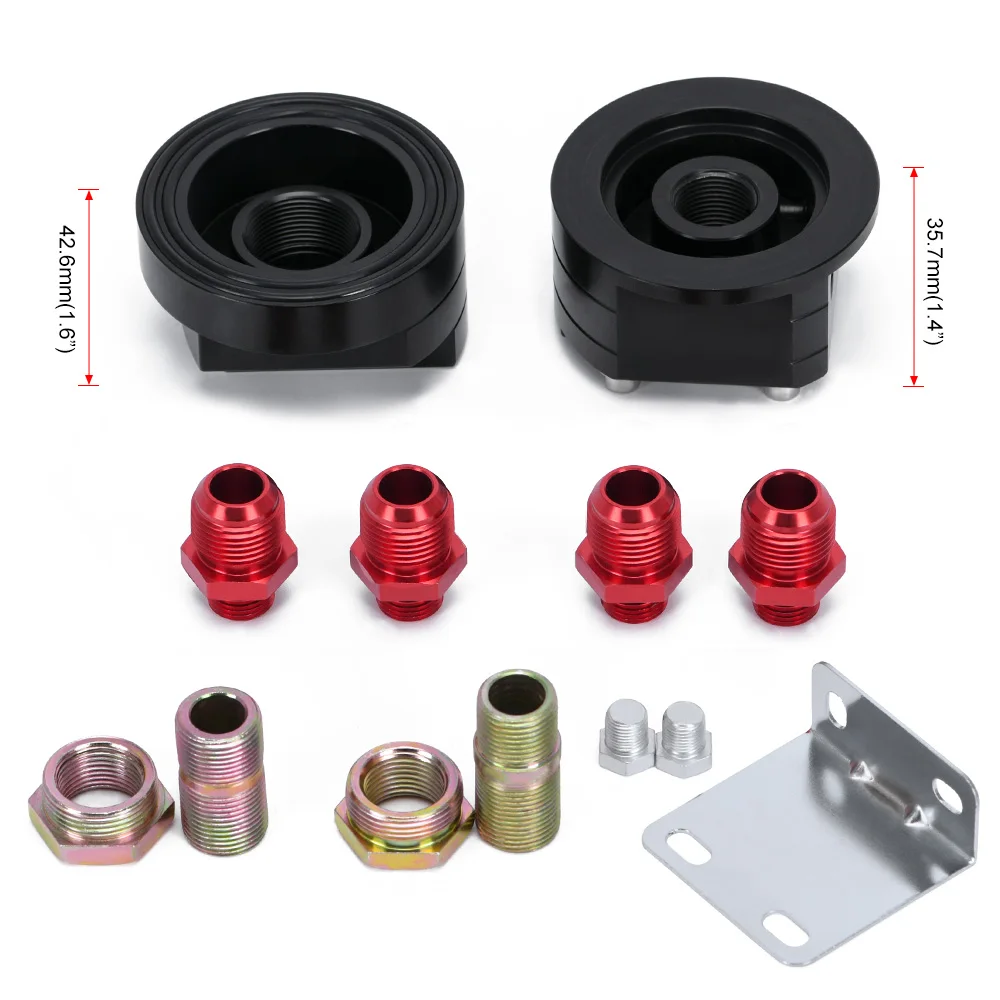 Kit adaptador reubicación filtro aceite sandwich 3/4-16 M20x1,5 - imagen 4