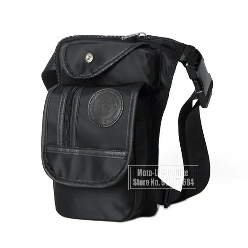 Bolsa de pierna impermeable para moto de lona, bandolera y cintura - imagen 2