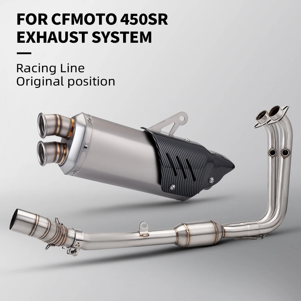 Tubo de conexión de escape 51 mm en acero inoxidable – 450SR