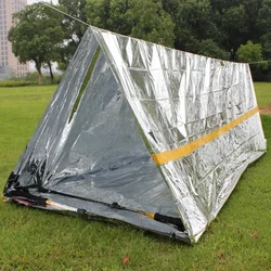 Manta térmica de emergencia para exterior con protección solar