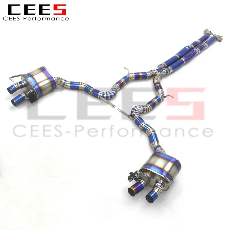Escape catback CEES Tuning con válvula para Bentley Continental GT V12 - imagen 2