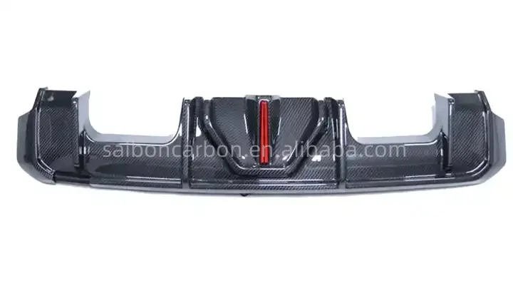 Difusor trasero LED de fibra de carbono para BMW G80 M3/G82 M4 - imagen 2