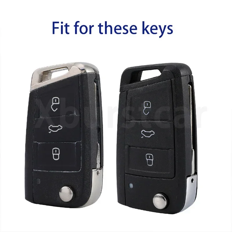 Funda de TPU para llave plegable: Škoda Octavia, VW Golf 7 y SEAT León - imagen 2