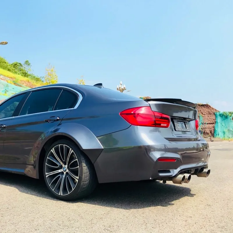 Alerón trasero carbono estilo M4-BMW F30 320i 325i 330i 2013-2019 - imagen 3