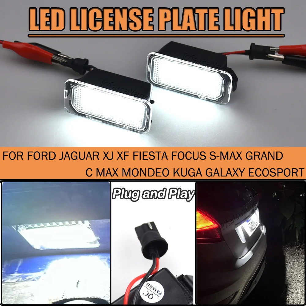 Luz de matrícula LED 12V para Ford Focus, Mondeo, Kuga y Fiesta - imagen 2
