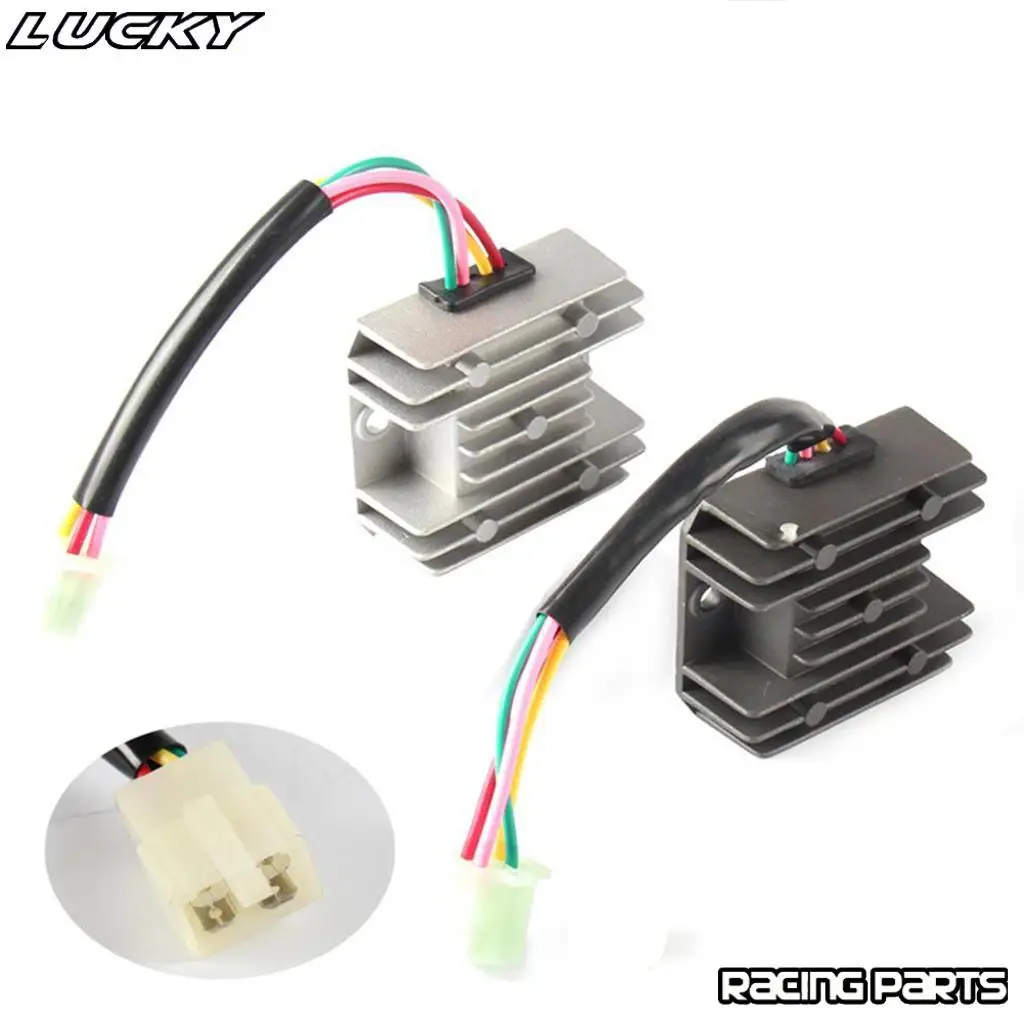 Regulador de voltaje rectificador GY6 para scooter ATV - imagen 5