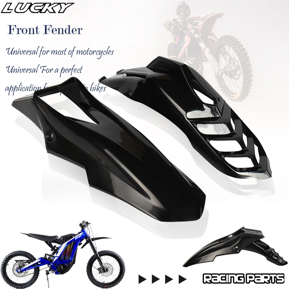 Guardabarros Universal de Motocross para Honda Yamaha Suzuki Kawasaki DRZ DR KX KLX EXC XCW XT WR YZ YZF TW guardabarros delantero de moto de cross - imagen 3