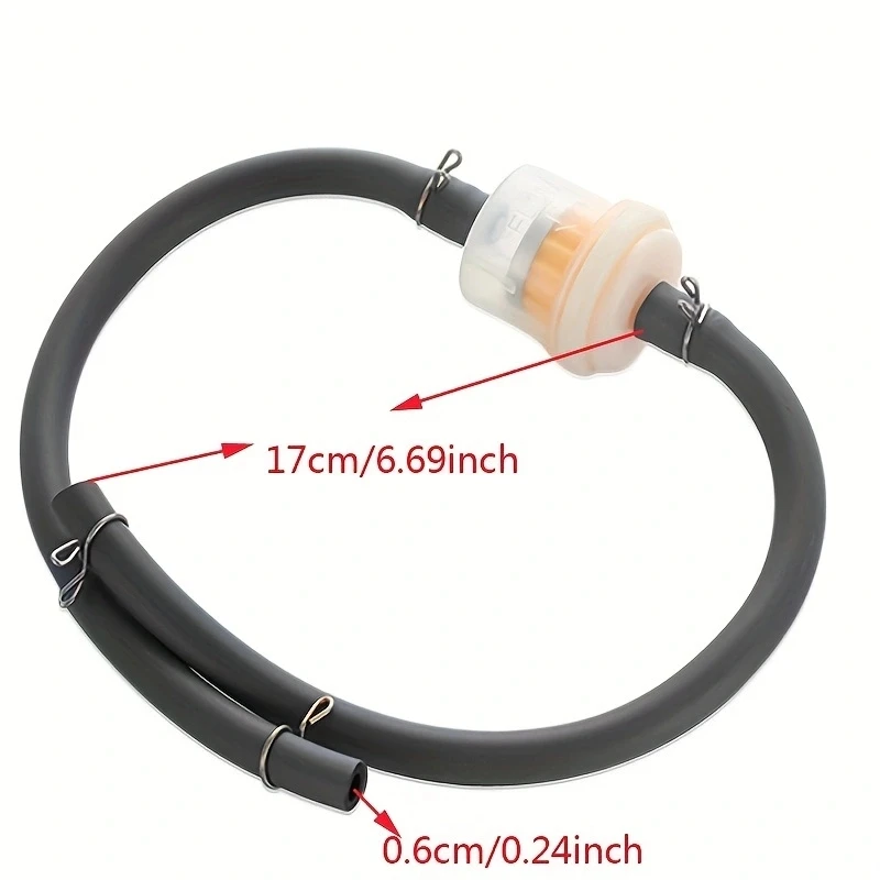 Tanque combustible gasolina 6mm moto ATV scooter – válvula purga filtro línea - imagen 5