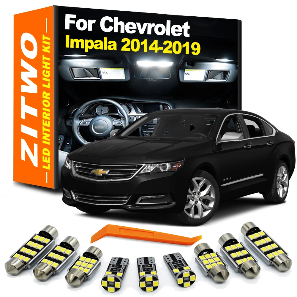 Kit iluminación LED interior ZITWO para Chevrolet Impala 2014-2019