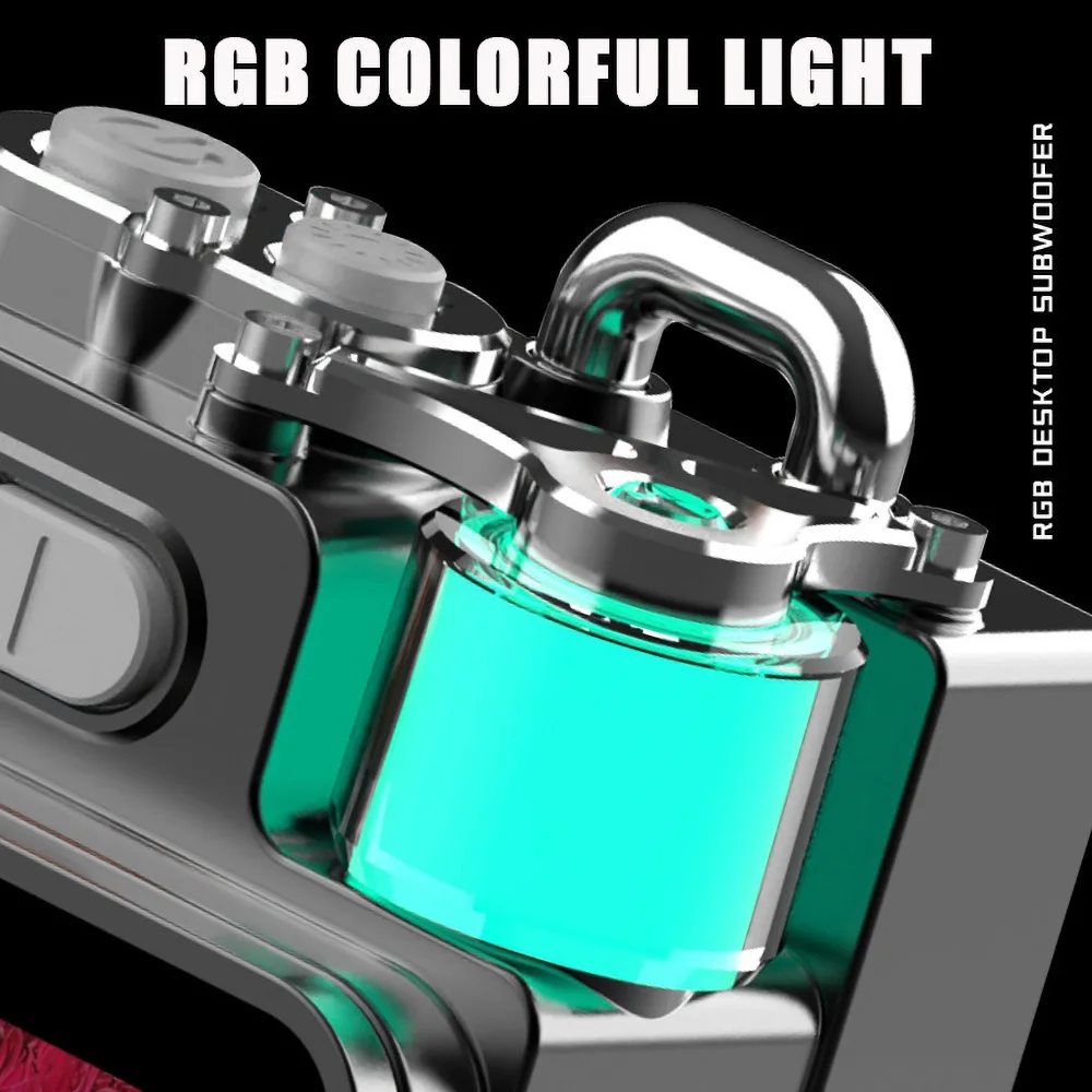Altavoz RGB Bluetooth con pantalla táctil – Accesorio coche tuning - imagen 5