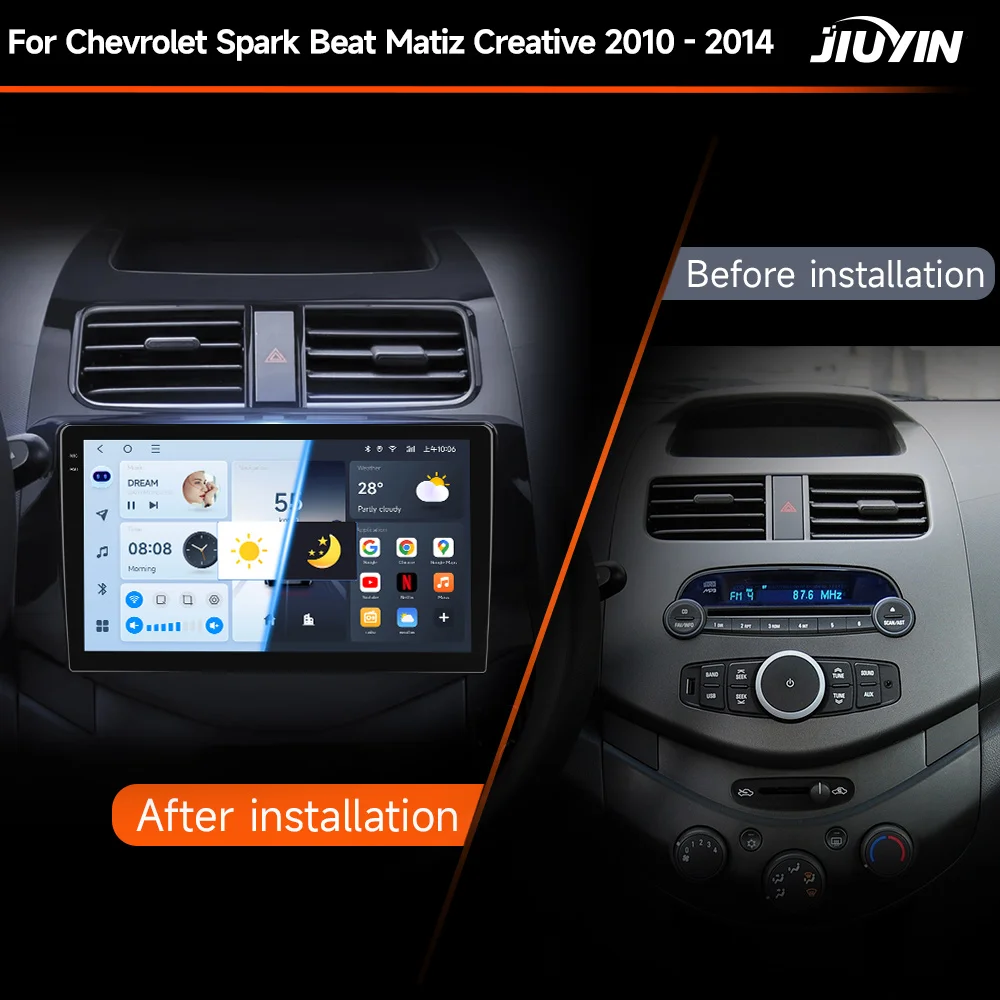Radio Android 13 de 9 pulgadas para Chevrolet Spark/Matiz 2010-2014 - imagen 4