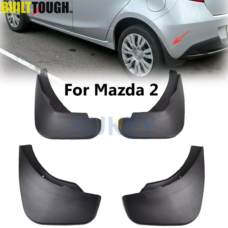 Guardabarros Mazda 2 GE Hatchback 2008-2013 – Protector contra salpicaduras