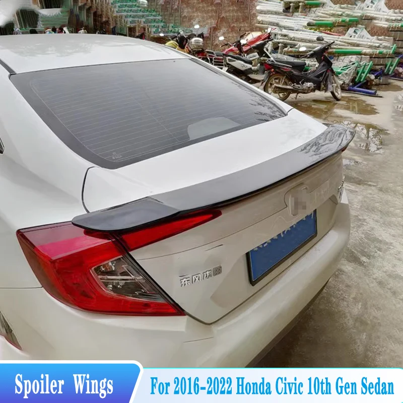 Alerón trasero ABS estilo RS – Honda Civic 10G Sedán 2016-2019