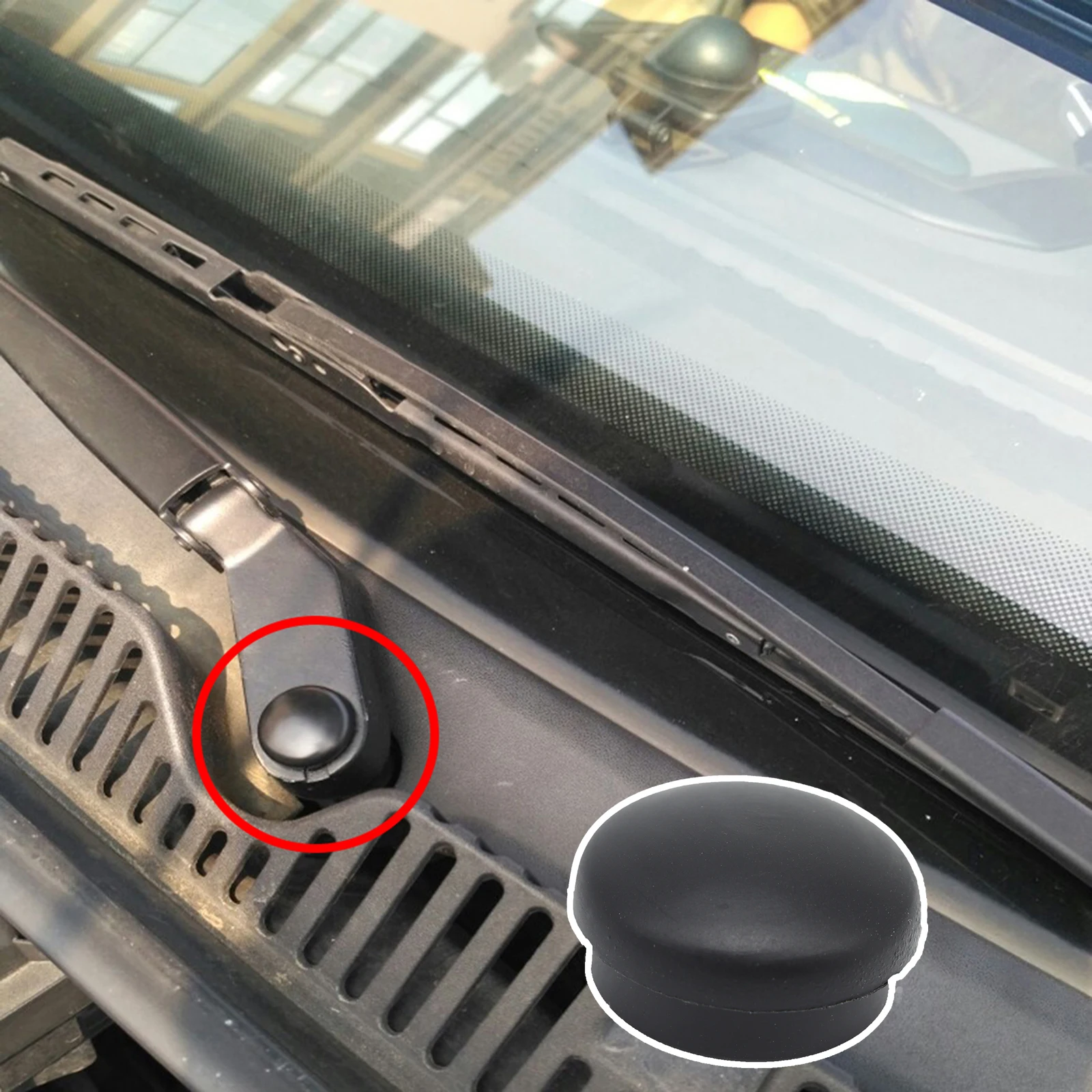 Tapa tuerca brazo limpiaparabrisas VW Caddy 3 2K delantero 2004-2019 - imagen 5