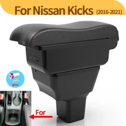 Reposabrazos Nissan Kicks 2016-2024 con consola central y USB