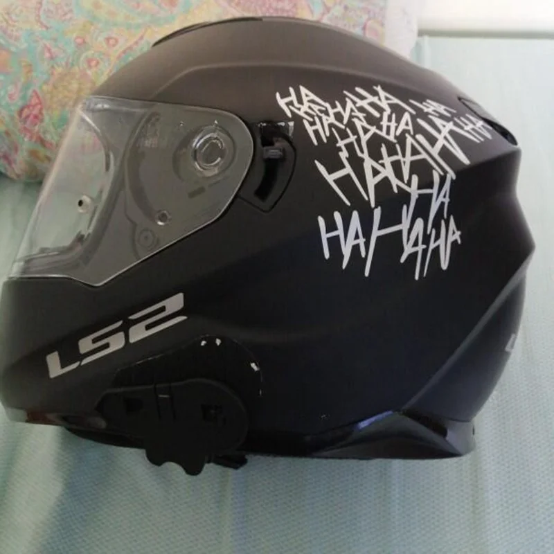 Calcomanía vinilo JDM HAHAHA – Pegatina divertida para casco moto y coche - imagen 2