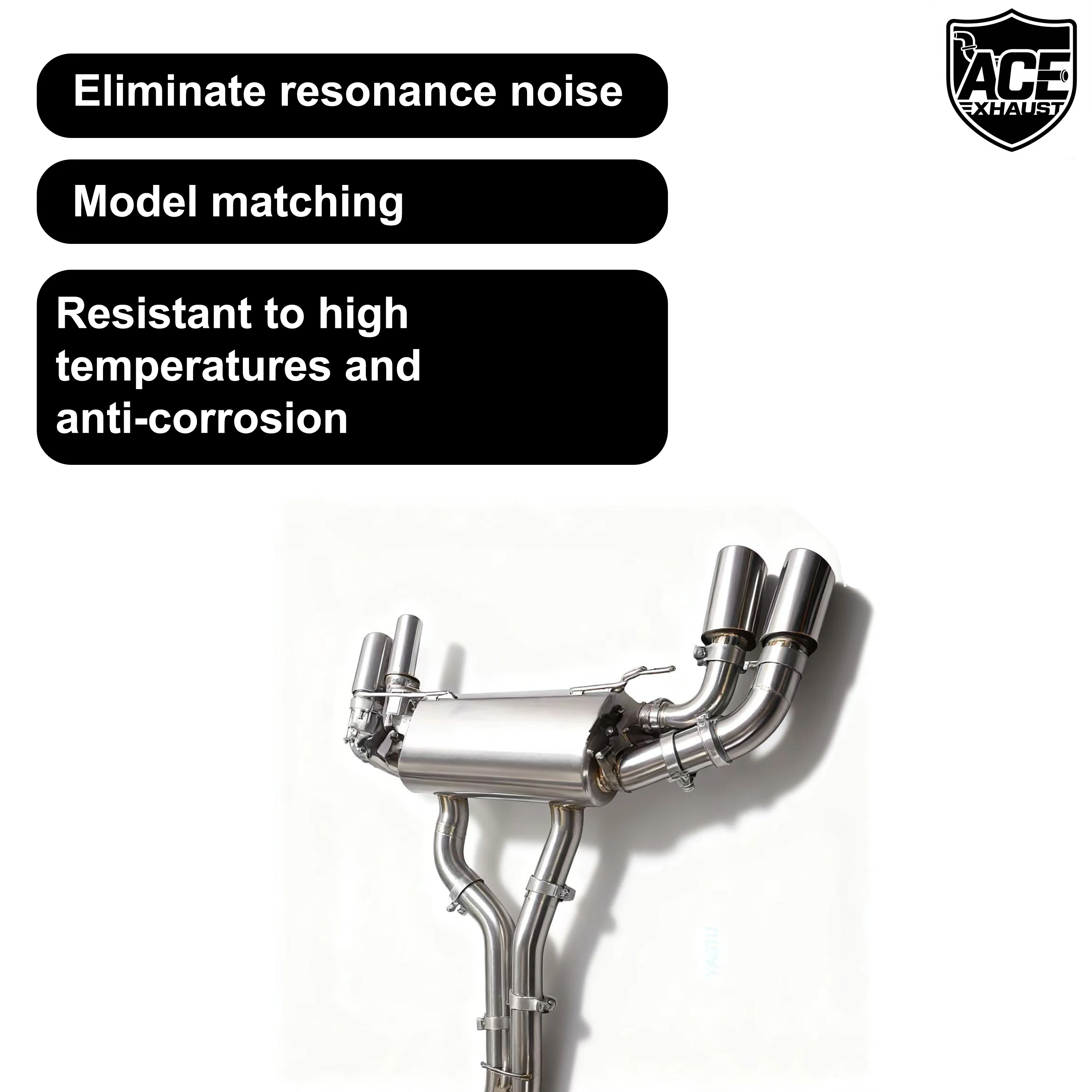 ACE silenciador catback Valvetronic Audi SQ5 3.0 TFSI – SUS304 plug&play - imagen 2