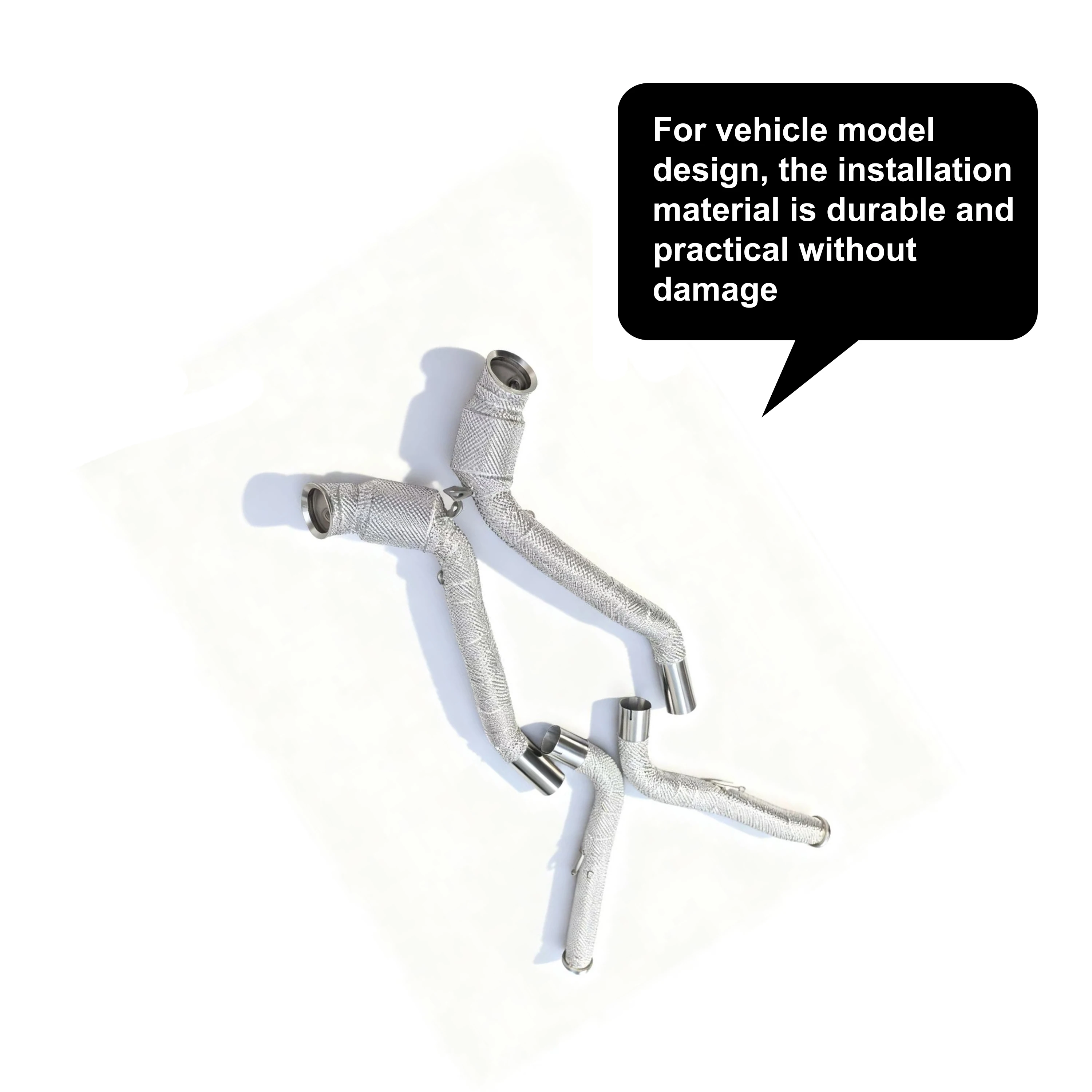 Accesorios de coche ACE para mercedes-benz G63 W464 4,0 T tubo de escape con protector térmico sistemas de escape SUS304 de alta calidad - imagen 5