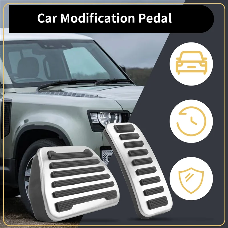 Pedales antideslizantes de acero para Land Rover Defender 110 2020 - imagen 5