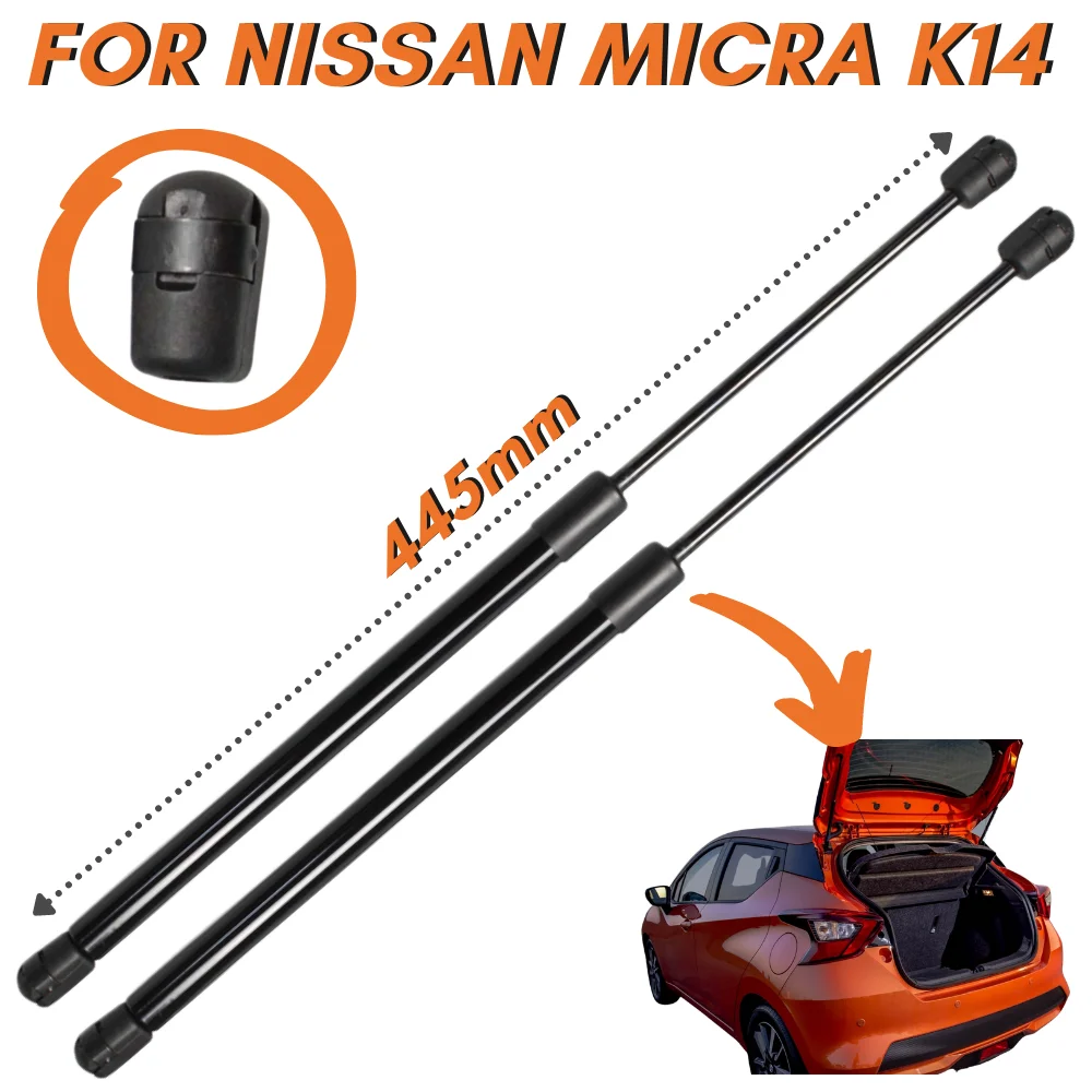 Puntales de maletero para Nissan Micra K14 Hatchback 2016-2022