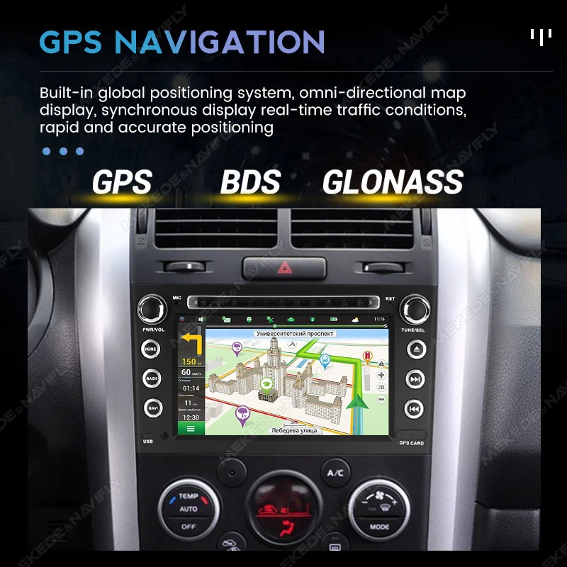 Radio Android 2DIN MEKEDE CarPlay Suzuki Grand Vitara 2005-2015 - imagen 5