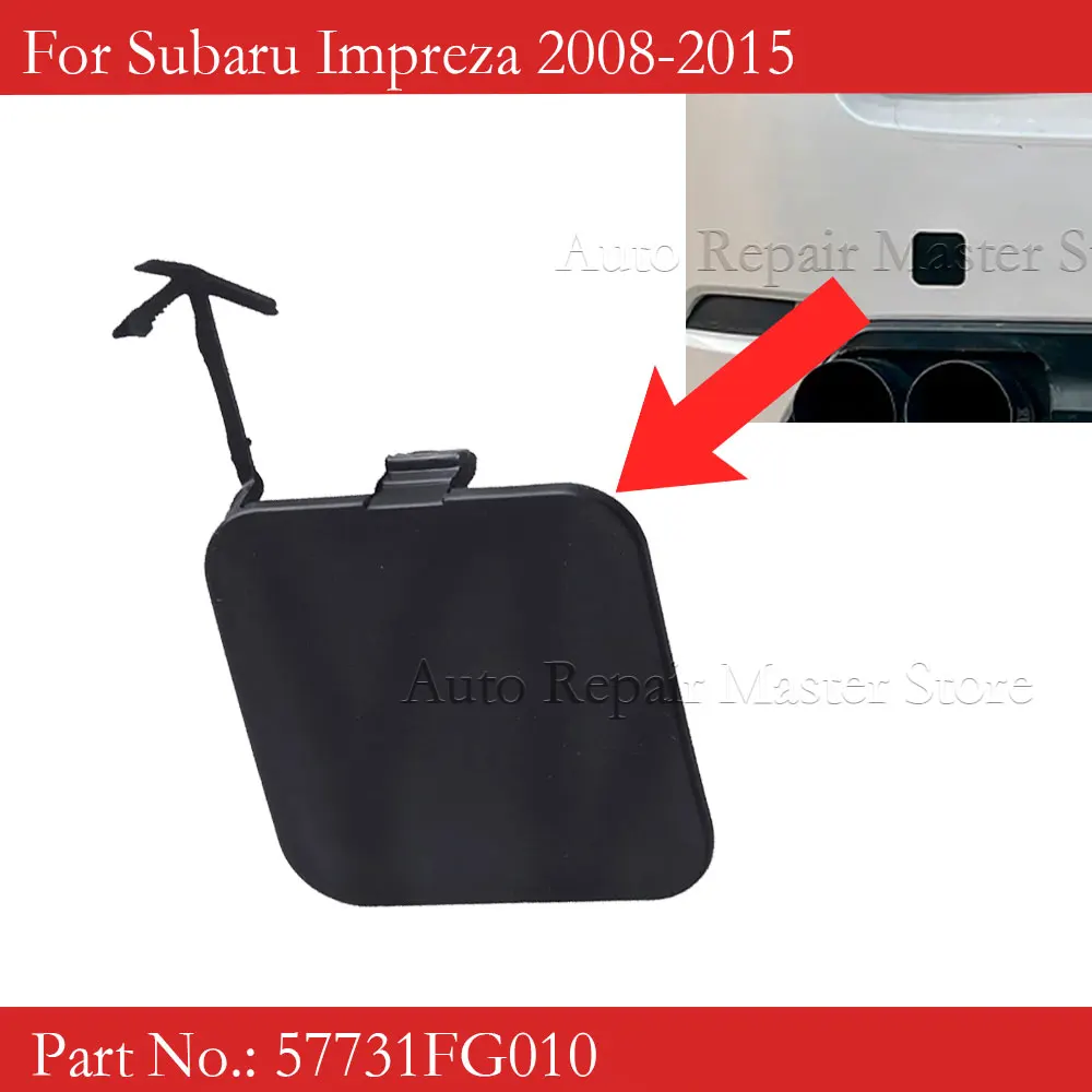 Tapa ojo de remolque 57731FG010 negro – Subaru Impreza 2008-2015 - imagen 2