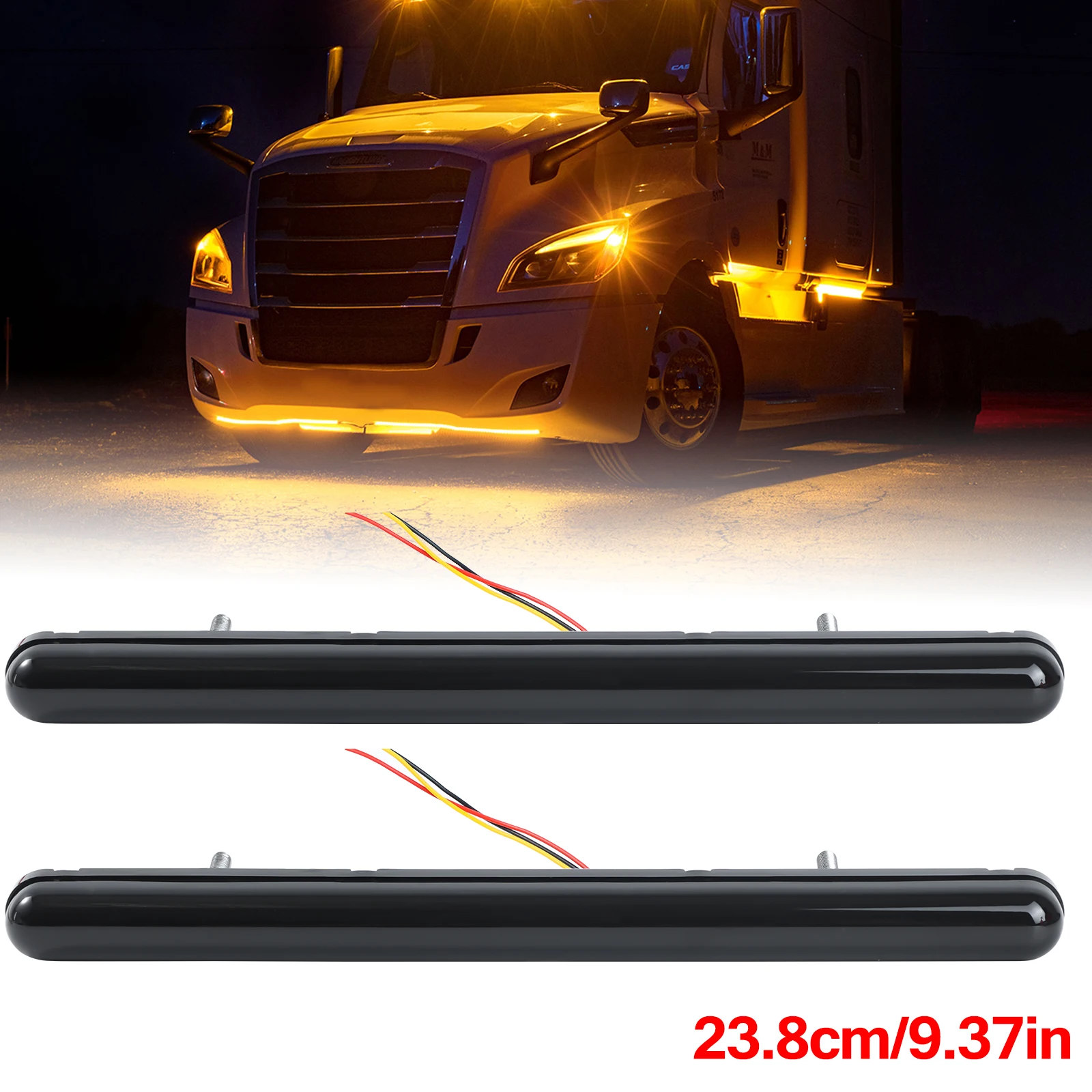 Tira LED trasera secuencial 12V-24V universal para coche