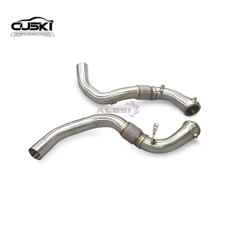 Bajante de escape de acero inoxidable para BMW X5 M F95 4.4 TT (2020-2024) - imagen 5