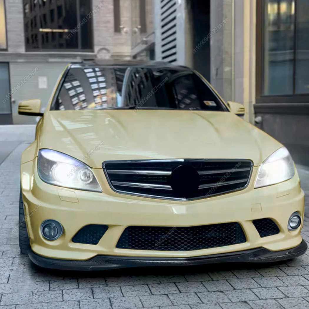 Kit frontal C63 AMG W204 Pre-LCI – Labio, alerón y difusor ABS