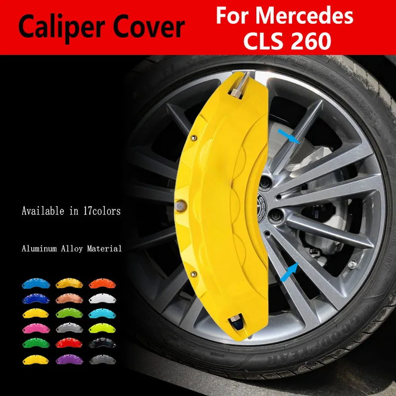 Cubiertas de pinza de freno de aluminio para Mercedes CLS260