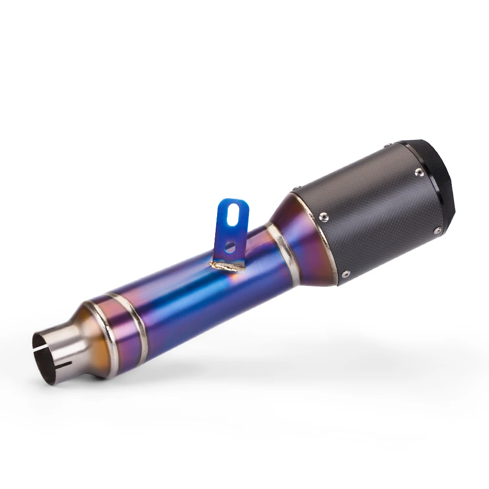 Silencioso de escape Slip-On de titanio y carbono para Yamaha YZF-R6 - imagen 5