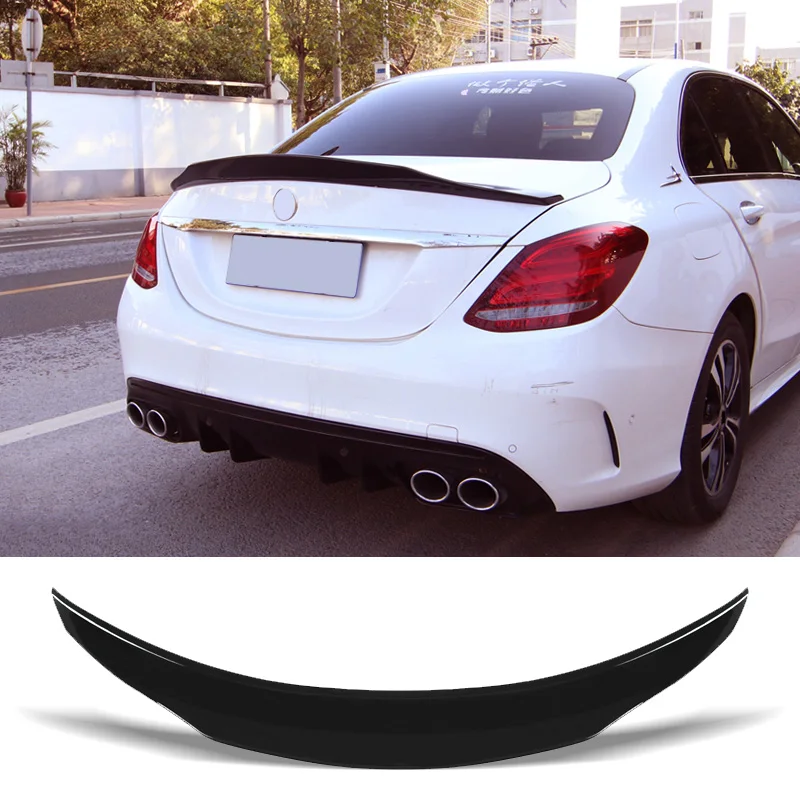 Alerón trasero AMG negro brillante para Mercedes Clase C W205