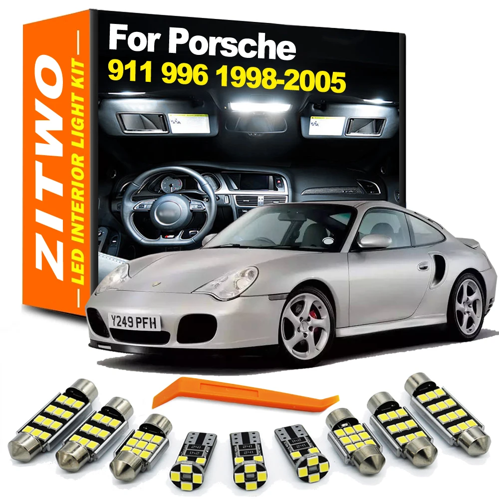 ZITWO Bombillas LED Canbus interior para Porsche 911 996