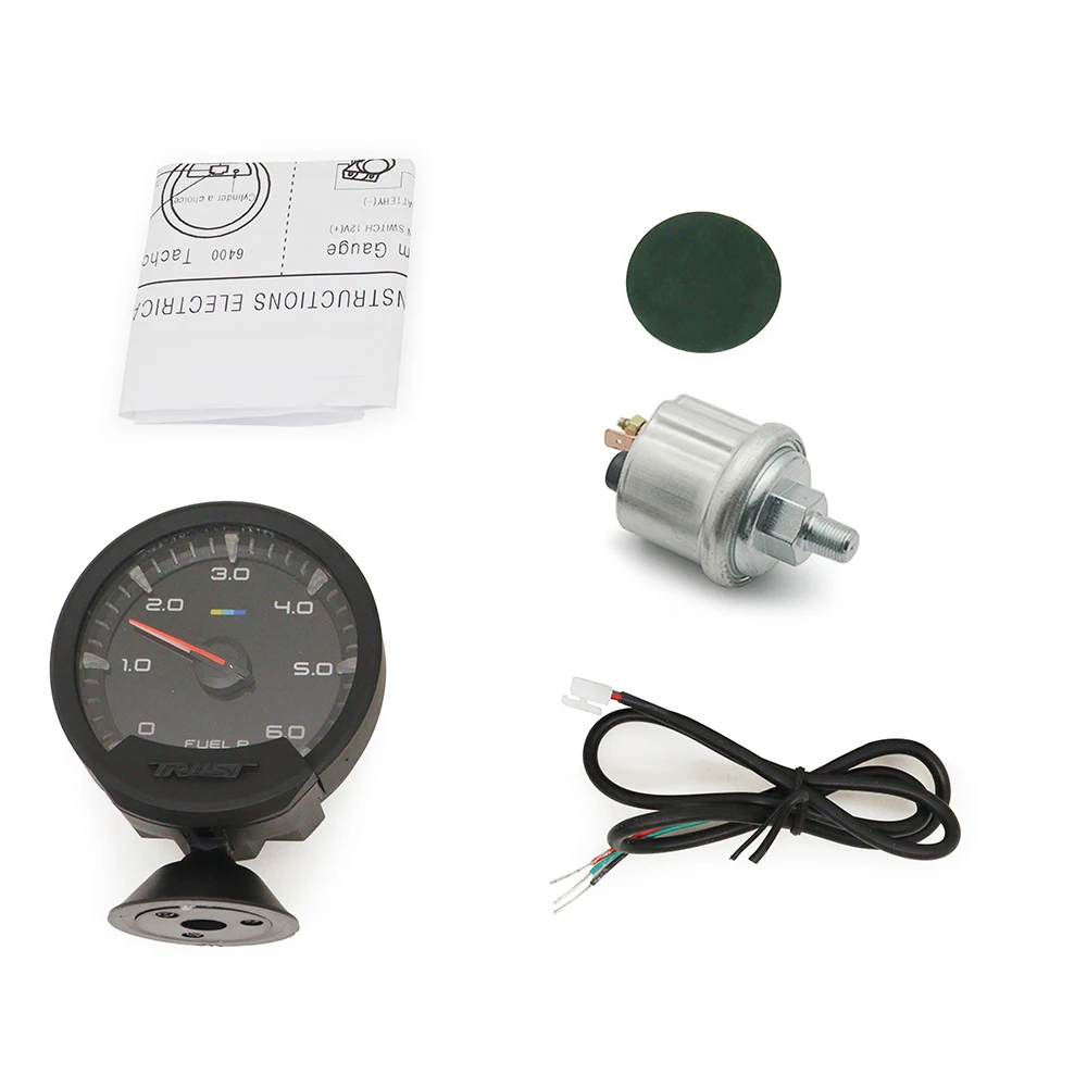 GReddi Sirius Medidores 74mm LED - Volt/Temp/Presión/A/F/RPM - imagen 3