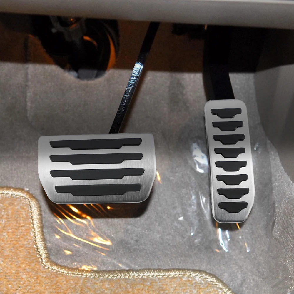 Cubiertas de Pedal de embrague de freno de combustible de coche de acero inoxidable para Land Rover Freelander 2 2007-2014 accesorios interiores - imagen 5