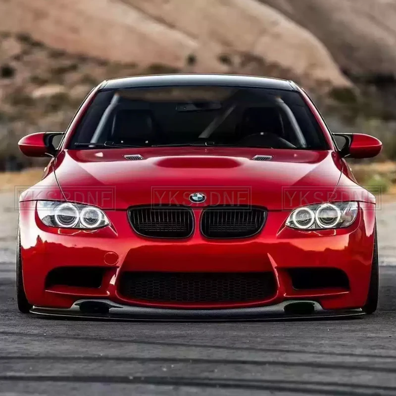 Splitter delantero estilo GT4 de fibra de carbono para BMW M3 E92 - imagen 2