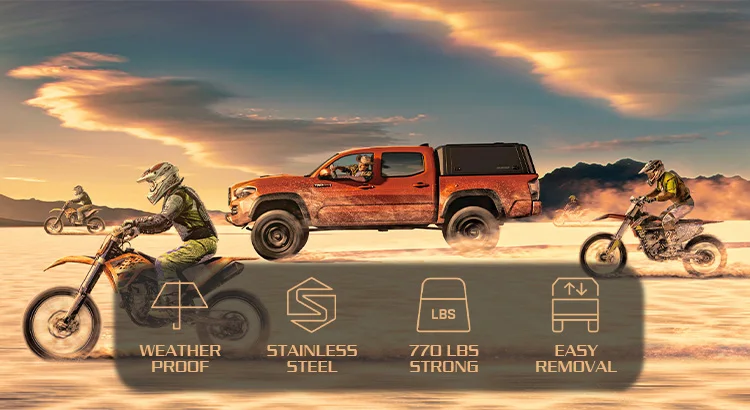 Tapa de camión rígida DUTRIEUX para Navara NP300 vista frontal
