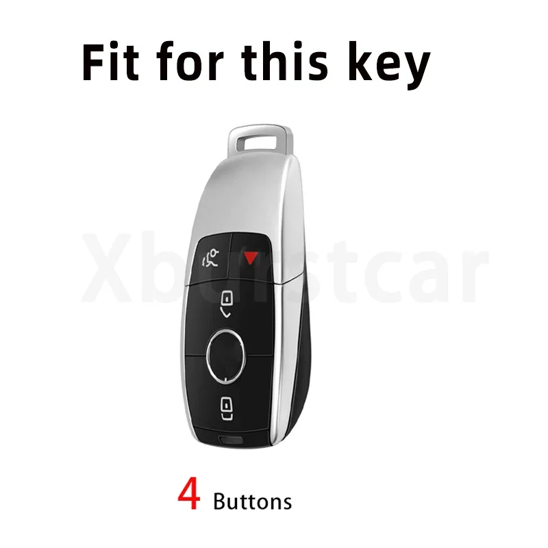 Funda llave Mercedes TPU 4 botones – A C E S G CLA GLE - imagen 2