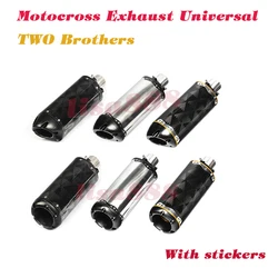 Silenciador escape Two Brothers fibra de carbono para Yamaha Z900/MT-09