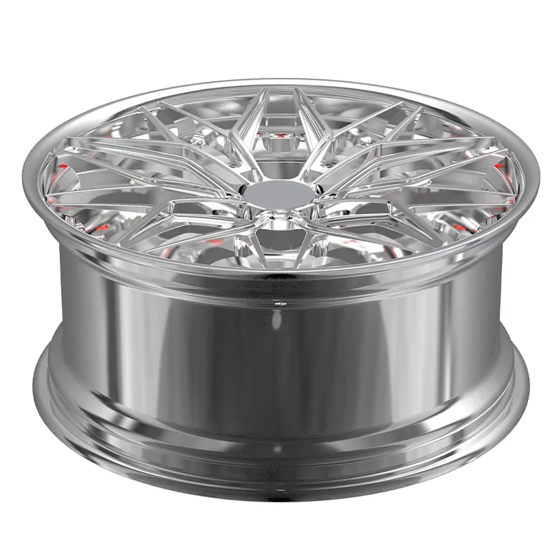 Nueva llegada, ruedas de aleación 6061-T6 forjadas totalmente personalizadas, rueda polaca de lujo de 18 a 24 pulgadas - imagen 3