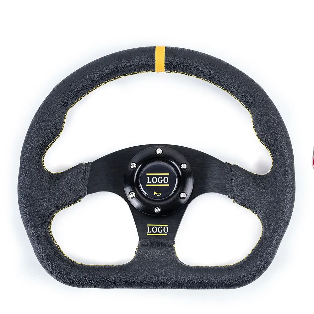 Volante deportivo universal de PVC para coche de drift - imagen 3